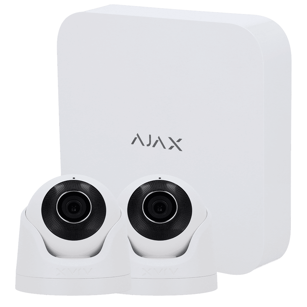 AJ-NVRKIT108-2XTURRET-W