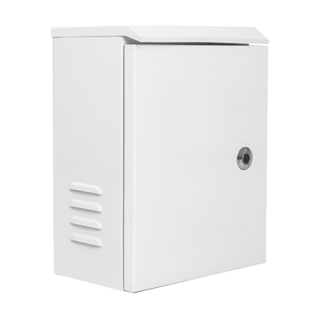 DISTRIBUTION BOX. Caja de acero 300x400x180 para báculos de 3.5m y 4.5m. Color blanco thumbnail 1