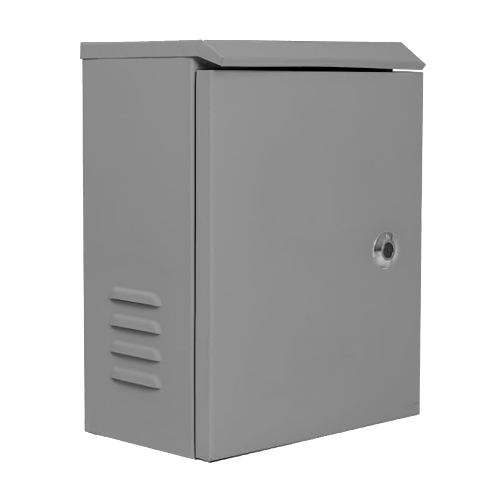 DISTRIBUTION BOX. Caja de acero 300x400x180 para báculos de 3.5m y 4.5m. Color gris thumbnail 1