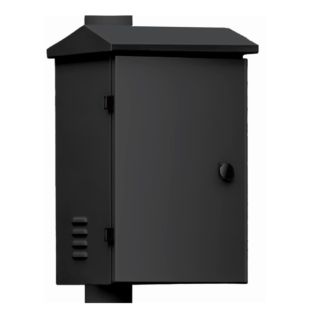 INTEGRATION CABINET. Caja de acero 350x450x250 para báculo de 6m. Color negro thumbnail 1