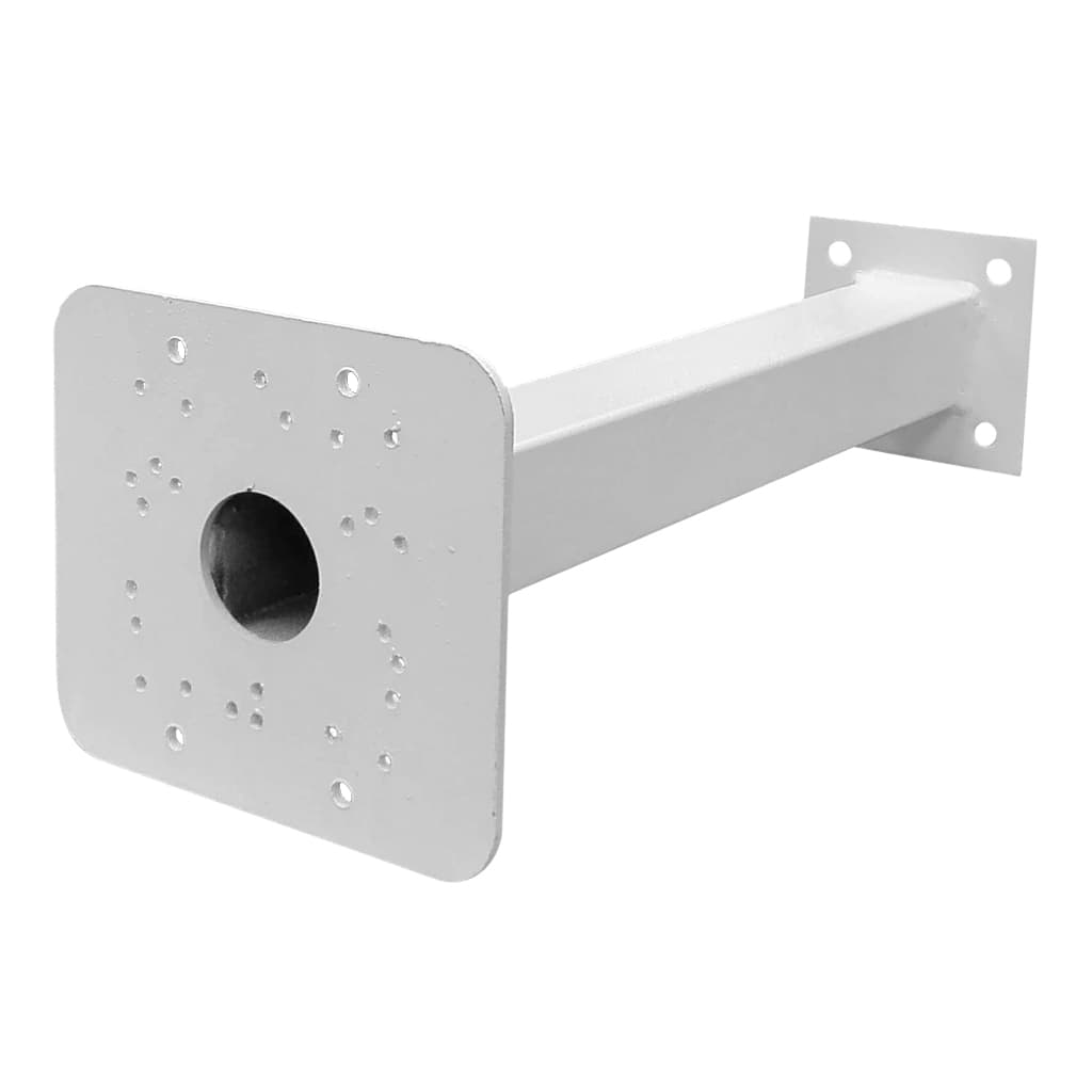 Soporte de 350mm para instalación de camara bullet en báculo de 3.5 o 4.5m de color blanco thumbnail 1