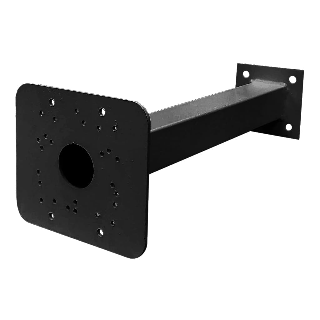 Soporte de 350mm para instalación de camara bullet en báculo de 3.5 o 4.5m de color negro thumbnail 1